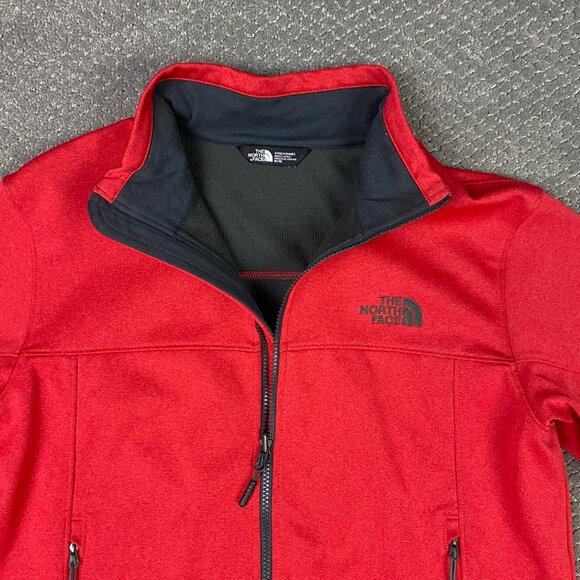 The North Face Apex Canyonwall Soft Shell Jacket Men's Medium Red Windwall - Picture 7 of 13